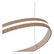 Lucide SLALOM függeszték fém, arany, krém, LED, 80W, 1850lm, 2200K-4000K - 13493/68/38