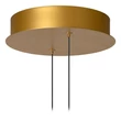 Lucide SLALOM függeszték fém, arany, barna, LED, 80W, 1850lm, 2200K-4000K - 13493/68/96