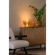 Lucide GISELA asztali lámpa fém, üveg, arany, borostyán, LED, 12W, 850lm, 2500K - 13594/10/62