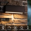 Lucide SUTTON kültéri fali lámpa fém, fekete, LED, 1.5W, 82lm, 2700K-3000K, IP54 - 15813/02/30