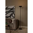 Lucide ZENITH állólámpa fém, fekete, LED, 20W, 2200lm, 3000K - 19791/20/30