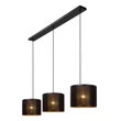 Lucide TAGALOG függeszték fém, bambusz, fekete, E27, 40W - 21429/03/30