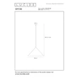 Lucide SPITZE függeszték fém, fekete, szürke, E27, 40W - 21440/60/36