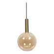 Lucide JOSIANE függeszték fém, üveg, fekete, borostyán, G9+GU10, 40W - 21441/05/62