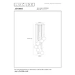 Lucide JOSIANE függeszték fém, üveg, fekete, borostyán, G9+GU10, 40W - 21441/10/62