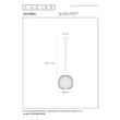 Lucide ESTEREL függeszték fém, bézs, GU10, 25W - 21446/25/41