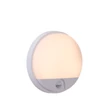 Lucide HUPS kültéri fali lámpa műanyag,fehér,opál,LED,3000K,10W,950Lm,IP54 - 22863/10/31