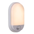 Lucide HUPS kültéri fali lámpa műanyag,fehér,opál,LED,3000K,10W,950Lm,IP54 - 22864/10/31