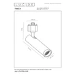 Lucide TRACK GRADO fényforrás 1-fázisú sinrendszerhez fém, szürke, GU10, 40W - 22975/01/15