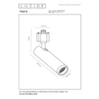 Lucide TRACK GRADO fényforrás 1-fázisú sinrendszerhez fém, fekete, GU10, 40W - 22975/01/30