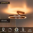 Lucide APPLAUSE mennyezet lámpa fém, barna, LED, 26W, 850lm, 2200K-4000K - 23100/40/96