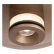 Lucide SANTIAGO mennyezet lámpa fém, üveg, pezsgő, borostyán, LED, 10W, 550lm, 2700K-4000K - 23101/12/62