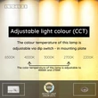 Lucide SANTIAGO mennyezet lámpa fém, üveg, pezsgő, borostyán, LED, 10W, 550lm, 2700K-4000K - 23101/12/62