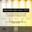 Lucide APPLAUSE függeszték fém, szürke, LED, 32W, 1060lm, 2700K-4000K - 23400/60/15