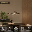 Lucide APPLAUSE függeszték fém, szürke, LED, 32W, 1060lm, 2700K-4000K - 23400/60/15