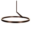 Lucide APPLAUSE függeszték fém, barna, LED, 32W, 1060lm, 2700K-4000K - 23400/60/96