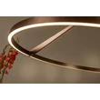 Lucide APPLAUSE függeszték fém, barna, LED, 50W, 1800lm, 2700K-4000K - 23400/80/96