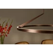 Lucide APPLAUSE függeszték fém, barna, LED, 50W, 1800lm, 2700K-4000K - 23400/80/96