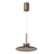 Lucide SANTIAGO függeszték fém, üveg, pezsgő, borostyán, LED, 16W, 780lm, 2700K-4000K - 23401/12/62