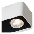 Lucide ANGULAR mennyezet lámpa fém,fehér,fekete,LED,2700K,6W,420Lm - 23975/05/31