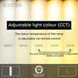 Lucide JANDERIN függeszték fém, pezsgő, LED, 36W, 2300lm, 2200K-3300K - 24105/36/05