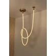 Lucide JANDERIN függeszték fém, pezsgő, LED, 36W, 2300lm, 2200K-3300K - 24105/36/05
