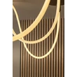 Lucide JANDERIN függeszték fém, pezsgő, LED, 36W, 2300lm, 2200K-3300K - 24105/36/05