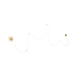 Lucide JANDERIN fali lámpa fém, pezsgő, LED, 48W, 1700lm, 2200K-3300K - 24205/54/05