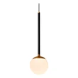 Lucide CALINA függeszték fém, akril, fekete, opál, LED, 7W, 700lm, 2200K-3300K - 24406/07/30
