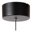 Lucide CALINA függeszték fém, akril, fekete, opál, LED, 7W, 700lm, 2200K-3300K - 24406/07/30