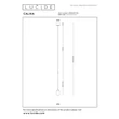 Lucide CALINA függeszték fém, akril, fekete, opál, LED, 7W, 700lm, 2200K-3300K - 24406/07/30