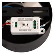 Lucide CALINA függeszték fém, akril, fekete, opál, LED, 7W, 700lm, 2200K-3300K - 24406/07/30