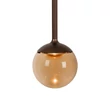 Lucide CALINA függeszték fém, akril, barna, borostyán, LED, 7W, 700lm, 2200K-3300K - 24406/07/96