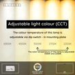 Lucide CALINA függeszték fém, akril, fekete, opál, LED, 7.4W, 720lm, 2200K-3300K - 24406/37/30