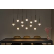 Lucide CALINA függeszték fém, akril, fekete, opál, LED, 7W, 610lm, 2200K-3300K - 24406/86/30