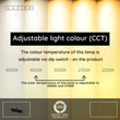 Lucide JOAKIM függeszték fém, fekete, barna, LED, 7W, 480lm, 2700K-4000K - 24407/07/96