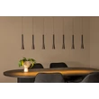 Lucide JOAKIM függeszték fém, fekete, barna, LED, 6.2W, 285lm, 2700K-4000K - 24407/43/96