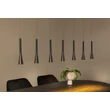 Lucide JOAKIM függeszték fém, fekete, barna, LED, 6.2W, 285lm, 2700K-4000K - 24407/43/96