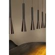 Lucide JOAKIM függeszték fém, fekete, barna, LED, 6.2W, 285lm, 2700K-4000K - 24407/43/96