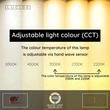 Lucide JANDERIN állólámpa fém, akril, pezsgő, áttetsző, LED, 17W, 415lm, 2200K-3300K - 24705/34/05
