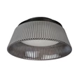 Lucide VIXI mennyezet lámpa fém, üveg, fekete, füstszín, LED, 2900K, 17,6W, 1250lm - 25115/35/65