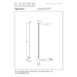 Lucide EQUINOX állólámpa fém, barna, LED, 26W, 750lm, 2700K-4000K - 29700/26/96