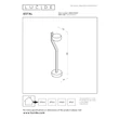 Lucide ESTAL kültéri állólámpa fém, barna, LED, 9W, 540lm, 2700K, IP54 - 33803/08/97
