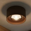 Lucide LENZ kültéri mennyezet lámpa fém, üveg, barna, áttetsző, LED, 8W, 450lm, 2700K, IP54 - 33805/08/97