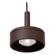 Lucide LENZ kültéri függeszték fém, üveg, barna, áttetsző, LED, 8W, 450lm, 2700K, IP54 - 33806/08/97
