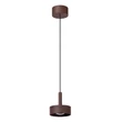 Lucide LENZ kültéri függeszték fém, üveg, barna, áttetsző, LED, 8W, 450lm, 2700K, IP54 - 33806/08/97
