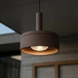 Lucide LENZ kültéri függeszték fém, üveg, barna, áttetsző, LED, 8W, 450lm, 2700K, IP54 - 33806/08/97