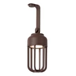 Lucide WELLS kültéri fali lámpa fém, barna, LED, 5W, 140lm, 2700K-4000K, IP54 - 33809/05/97