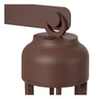 Lucide WELLS kültéri fali lámpa fém, barna, LED, 5W, 140lm, 2700K-4000K, IP54 - 33809/05/97