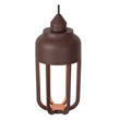 Lucide WELLS kültéri függeszték fém, barna, LED, 8W, 540lm, 2700K, IP54 - 33810/08/97